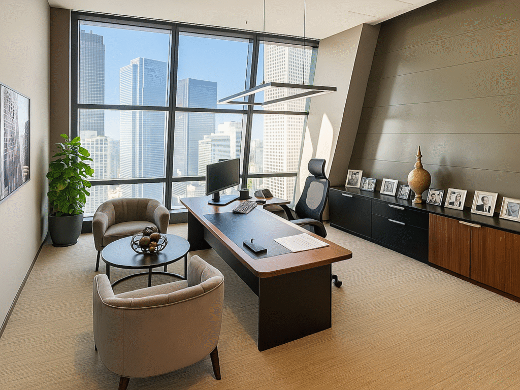 Luxury Office for rent in Boulevard 2 with Burj Khalifa View