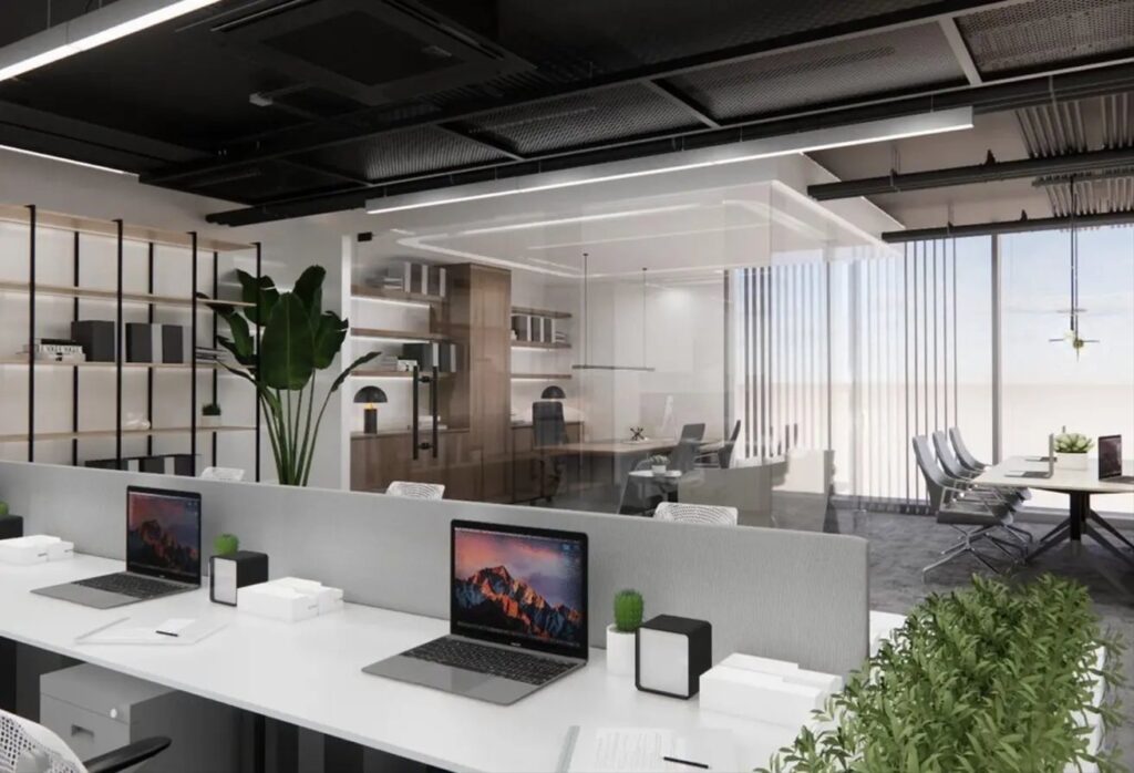 office space for rent in Emaar Business Park Building 3.