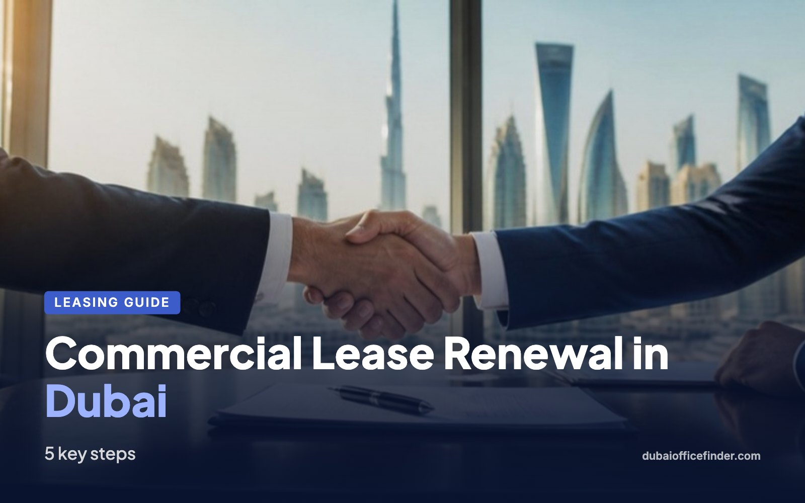 Commercial Lease Renewal in Dubai – Dubai Office Finder