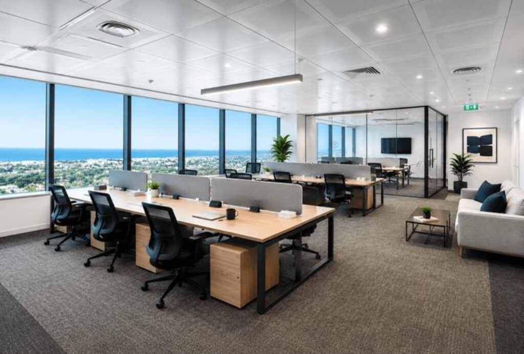 Sea view furnished office for rent in Al Salam Tower, Dubai Media City