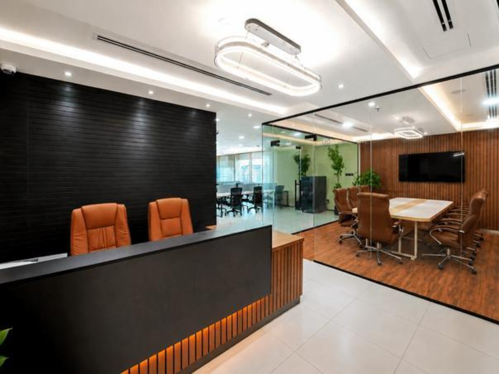 Office for Rent in Bay Square Building 11, Dubai - reception and layout