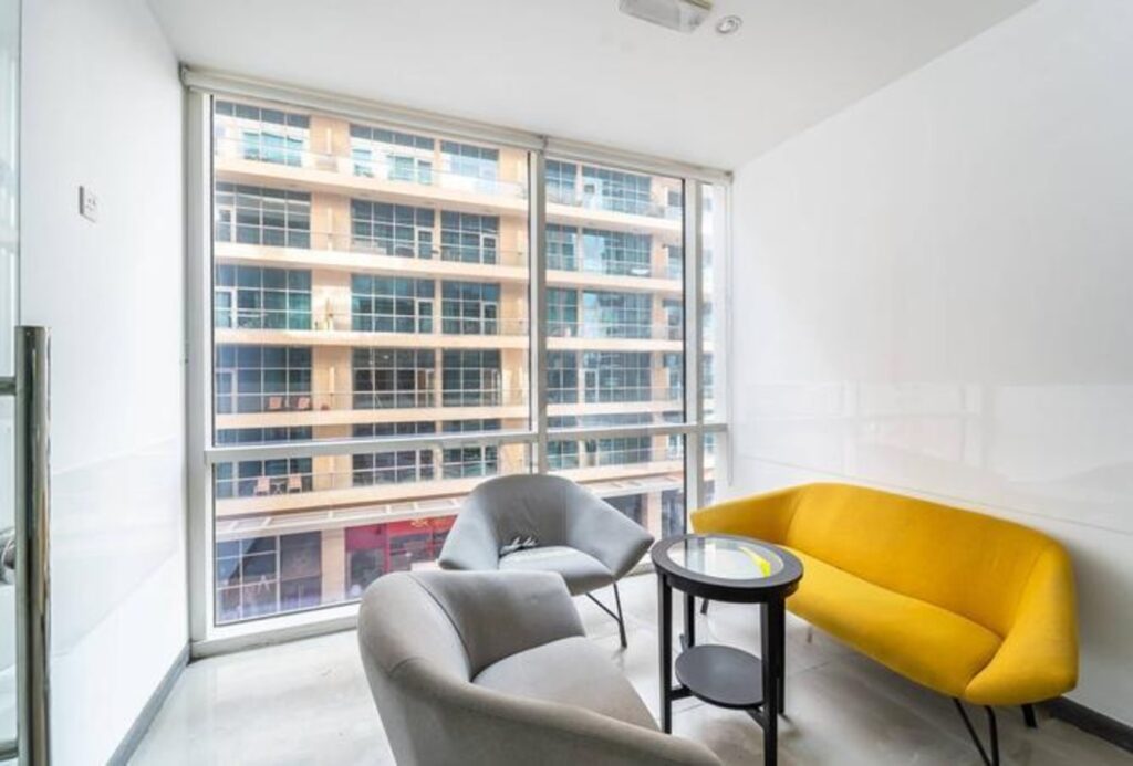 Furnished corner office for rent in Bay Square Building 7, Business Bay