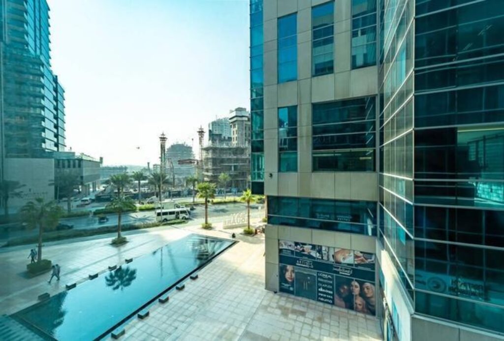 Furnished corner office for rent in Bay Square Building 7, Business Bay