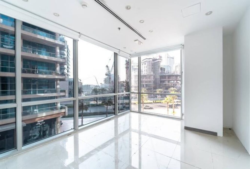 Furnished corner office for rent in Bay Square Building 7, Business Bay
