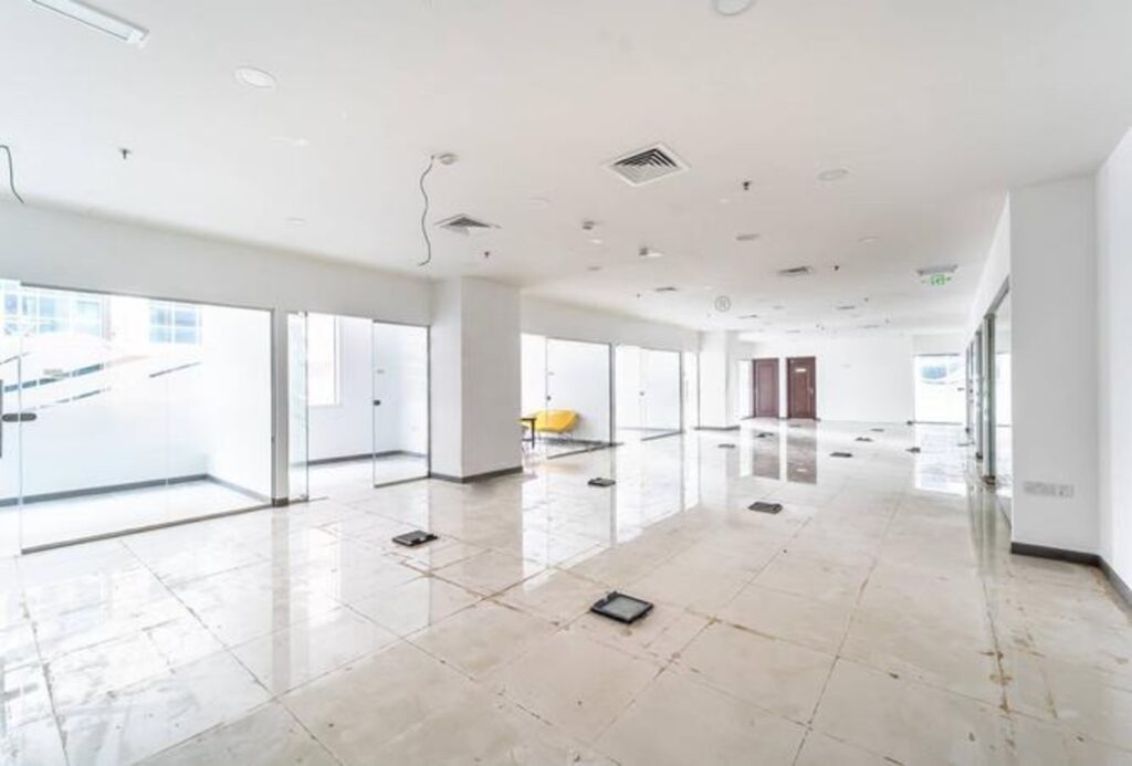Furnished corner office for rent in Bay Square Building 7, Business Bay