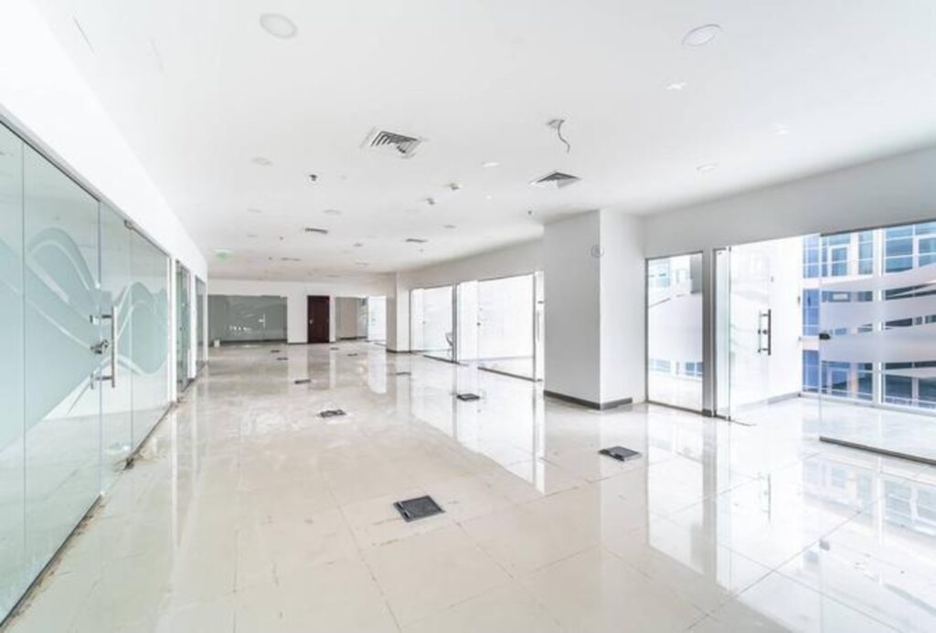 Furnished corner office for rent in Bay Square Building 7, Business Bay