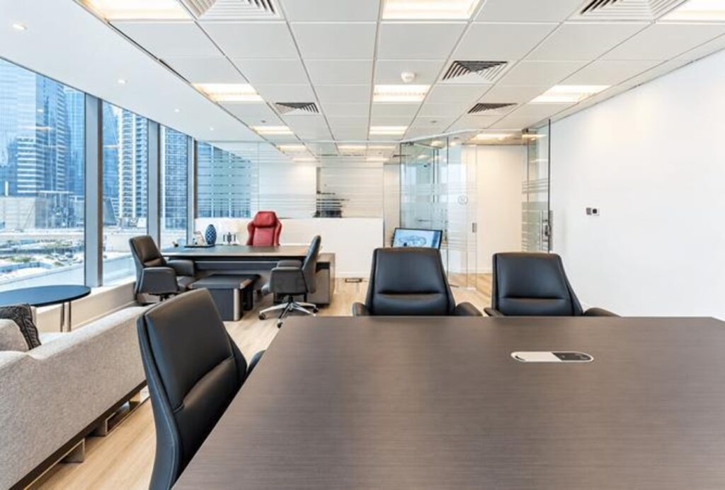 Furnished office for rent in Bayswater Tower, Business Bay