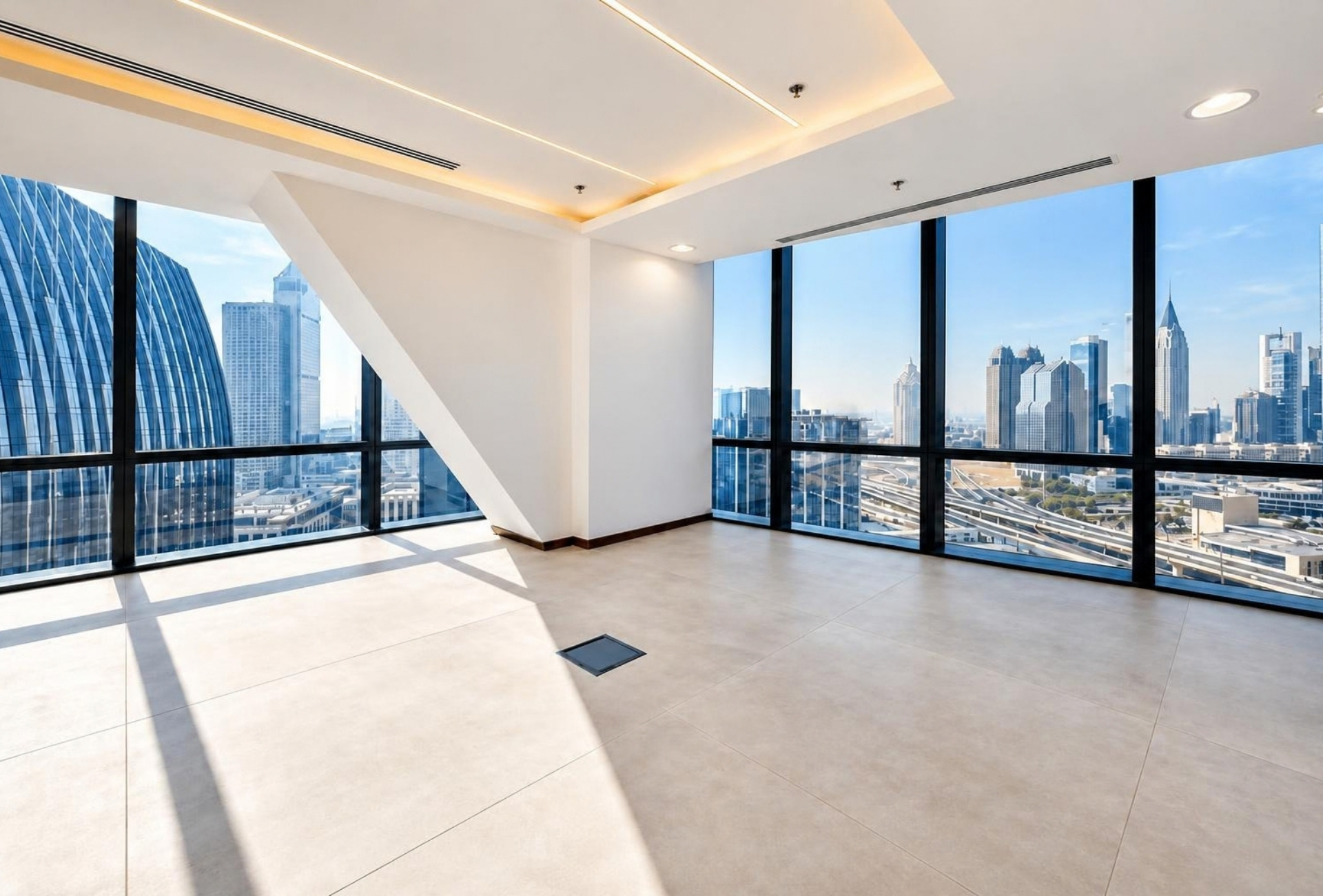 High-floor office with floor-to-ceiling windows and Downtown Dubai views, Boulevard Plaza Tower 1 – photo 7