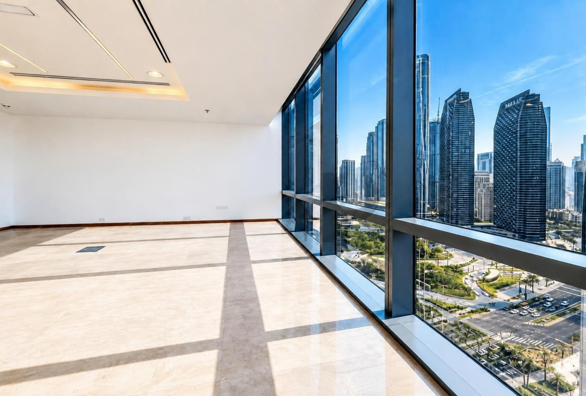 High-floor office with floor-to-ceiling windows and Downtown Dubai views, Boulevard Plaza Tower 1 – photo 9