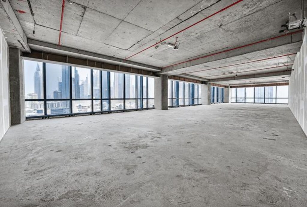 Shell and core office for rent in Boulevard Plaza Tower 1, Downtown Dubai