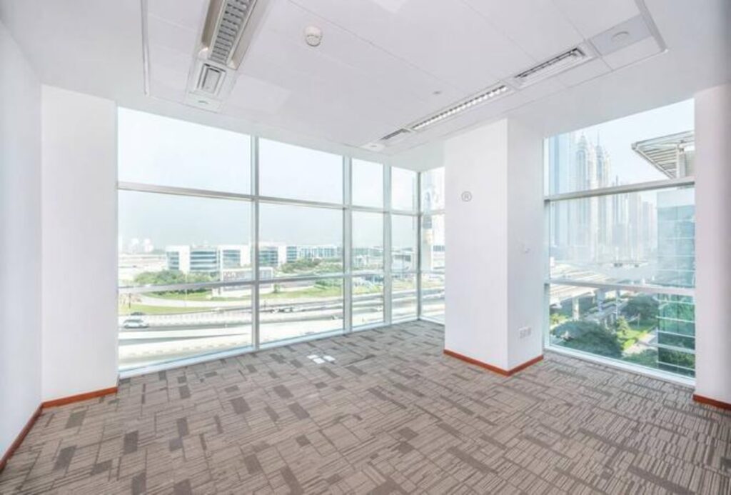 Grade A fitted office for rent in Emaar Business Park Building 1, Sheikh Zayed Road
