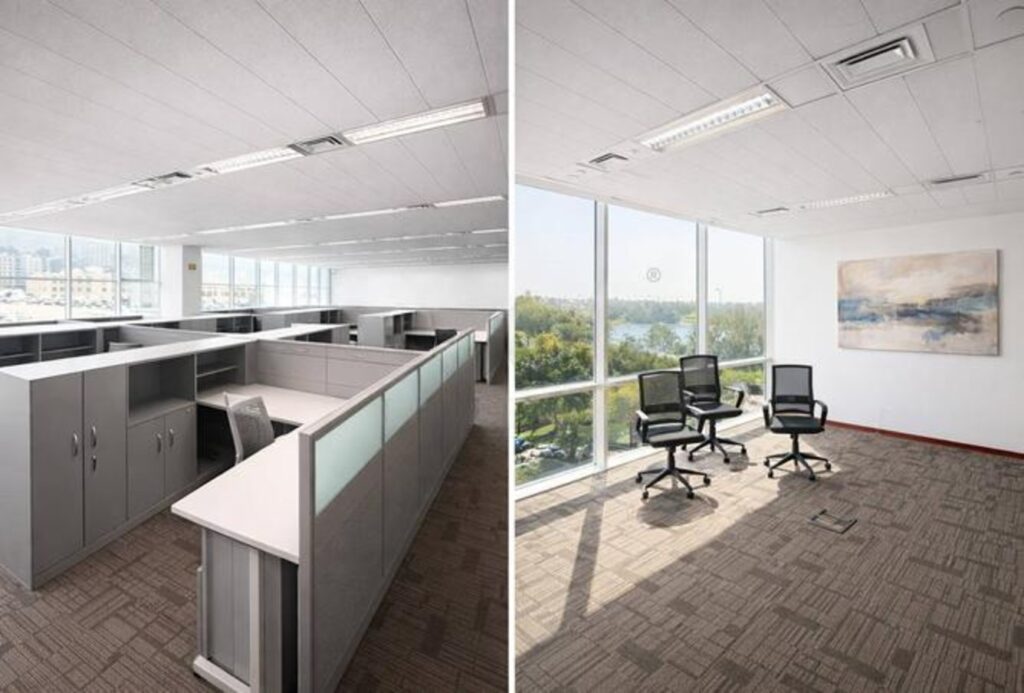 Furnished office for rent in Emaar Business Park Building 1, Sheikh Zayed Road