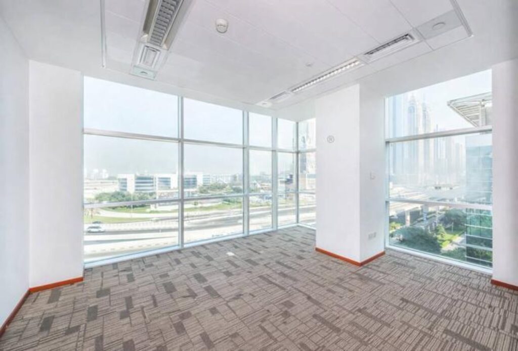 Grade A fitted office for rent in Emaar Business Park Building 1, Sheikh Zayed Road