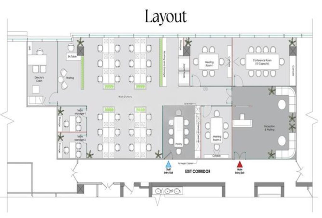 Furnished Grade A office for rent in Emaar Business Park Building 3, Sheikh Zayed Road