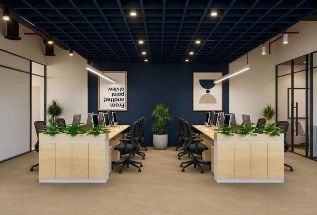Furnished Grade A office for rent in Emaar Business Park Building 3, Sheikh Zayed Road