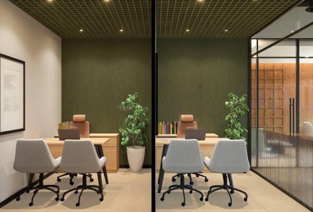 Furnished Grade A office for rent in Emaar Business Park Building 3, Sheikh Zayed Road