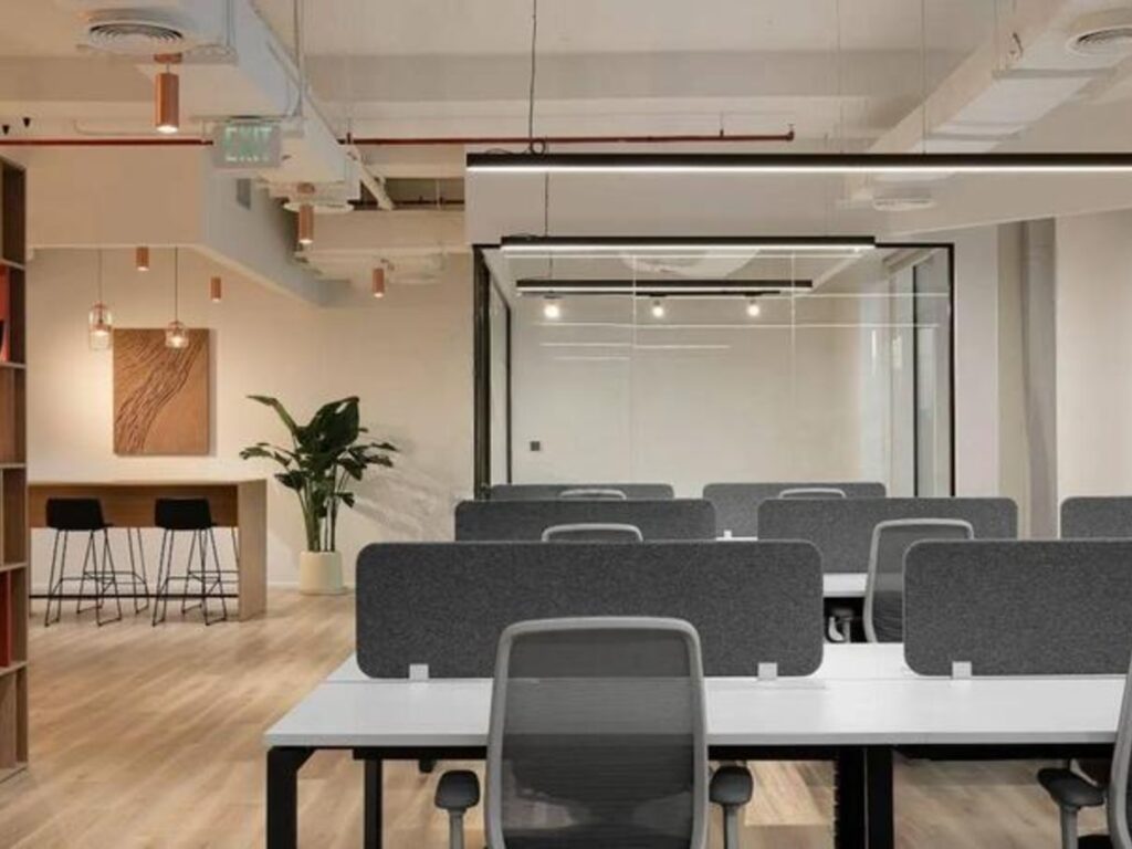 Office for Rent in Emaar Business Park Building 3, Dubai - reception and layout