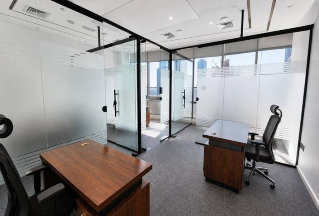 Furnished office for rent in Park Lane Tower, Business Bay