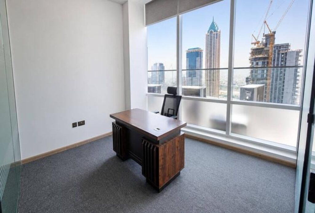 Furnished office for rent in Park Lane Tower, Business Bay