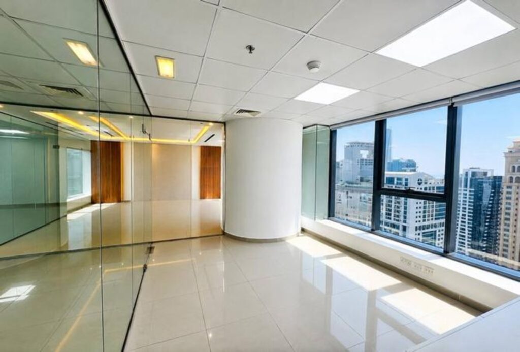 Furnished office for rent in Platinum Tower, JLT