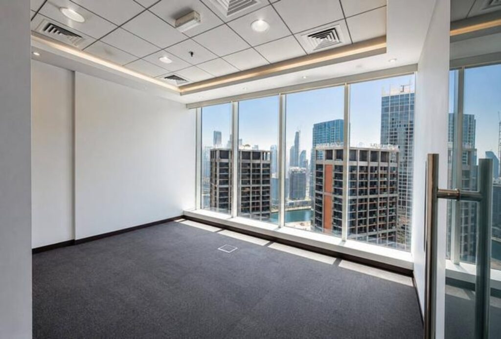 Fully fitted high floor office for rent in The Burlington, Business Bay