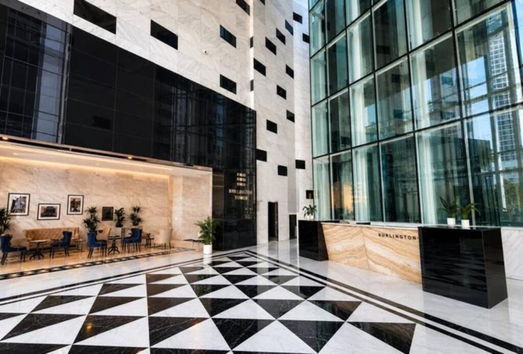 Fully fitted high floor office for rent in The Burlington, Business Bay