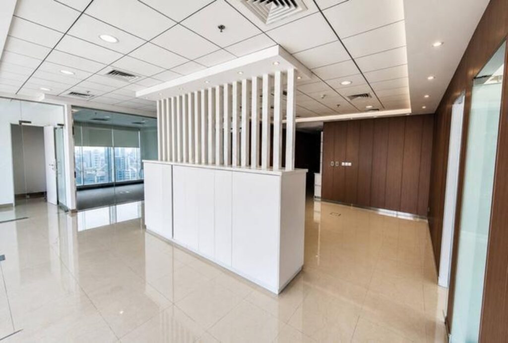 Fully fitted high floor office for rent in The Burlington, Business Bay