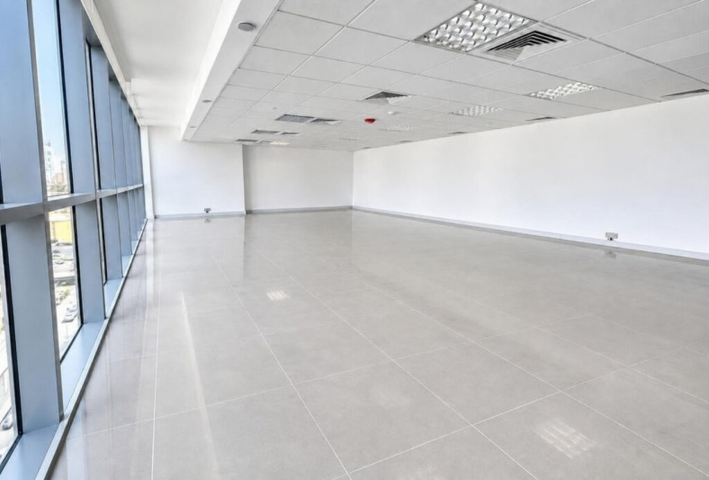 Office layout in Tiffany Tower JLT