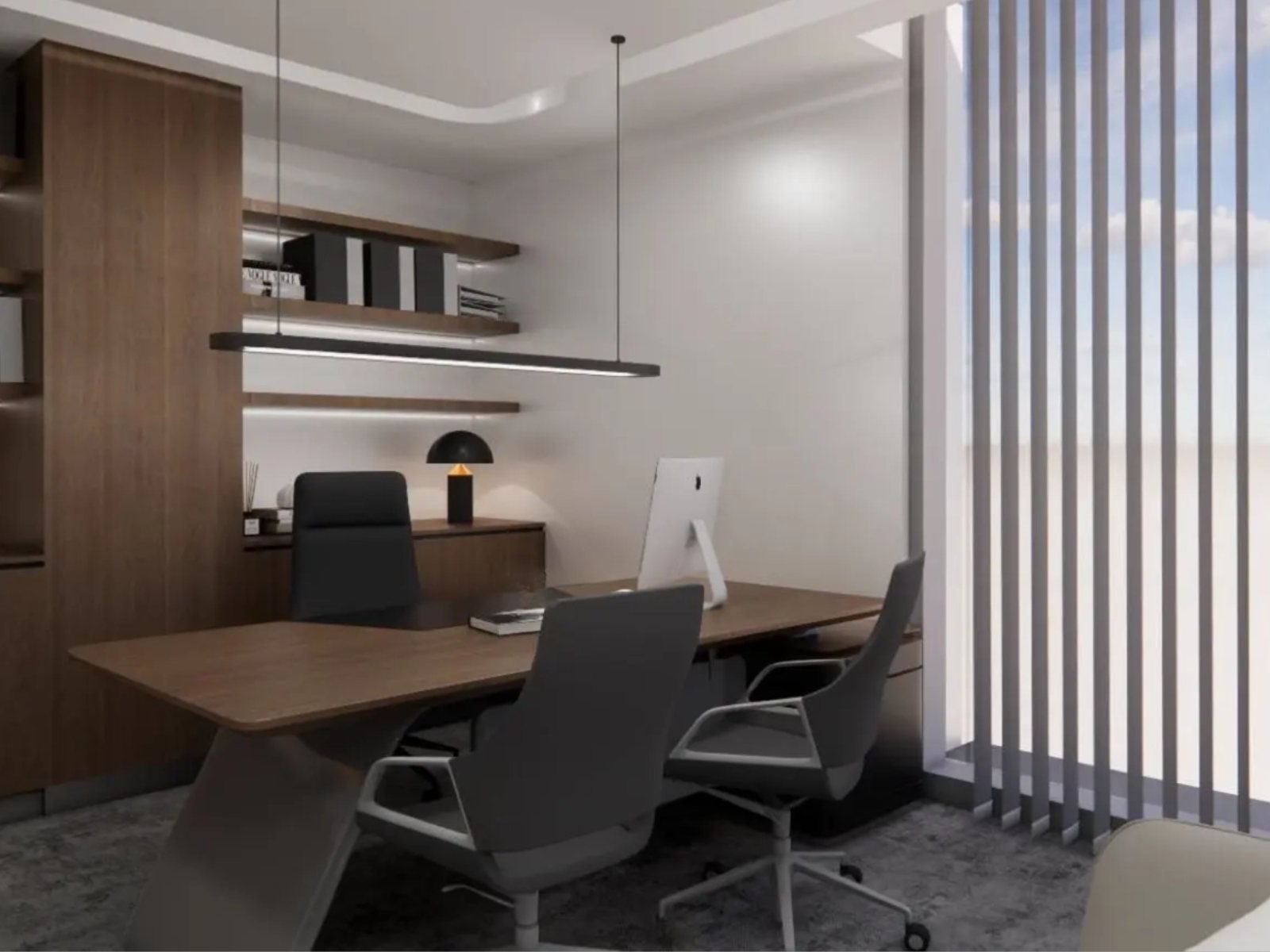 Office for Rent in Emaar Business Park 3, Dubai - reception and layout