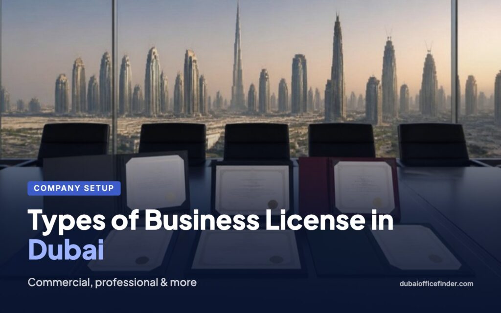 Types of Business License in Dubai – Dubai Office Finder
