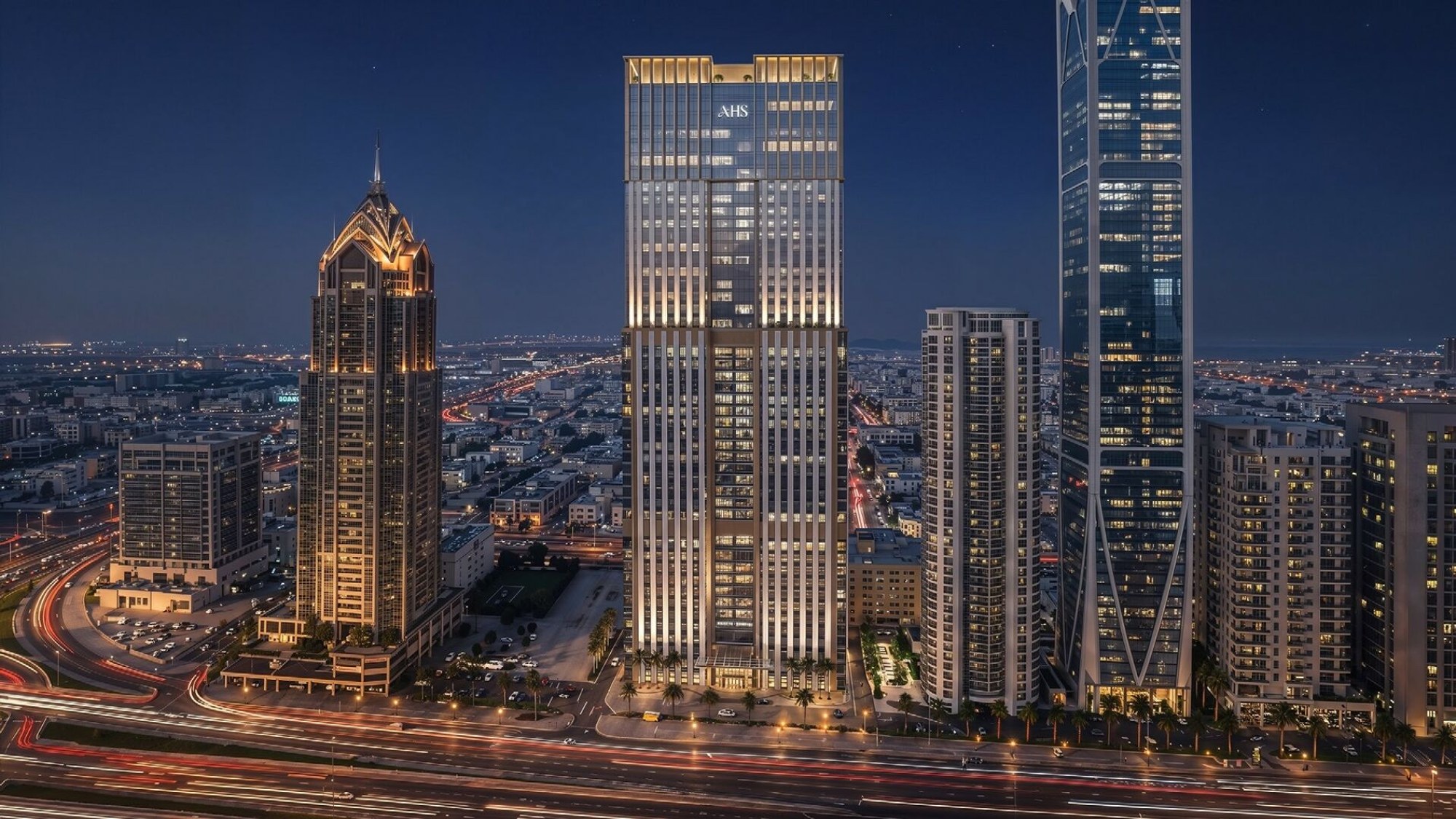 AHS Twin Towers off-plan offices Dubai, photo 1