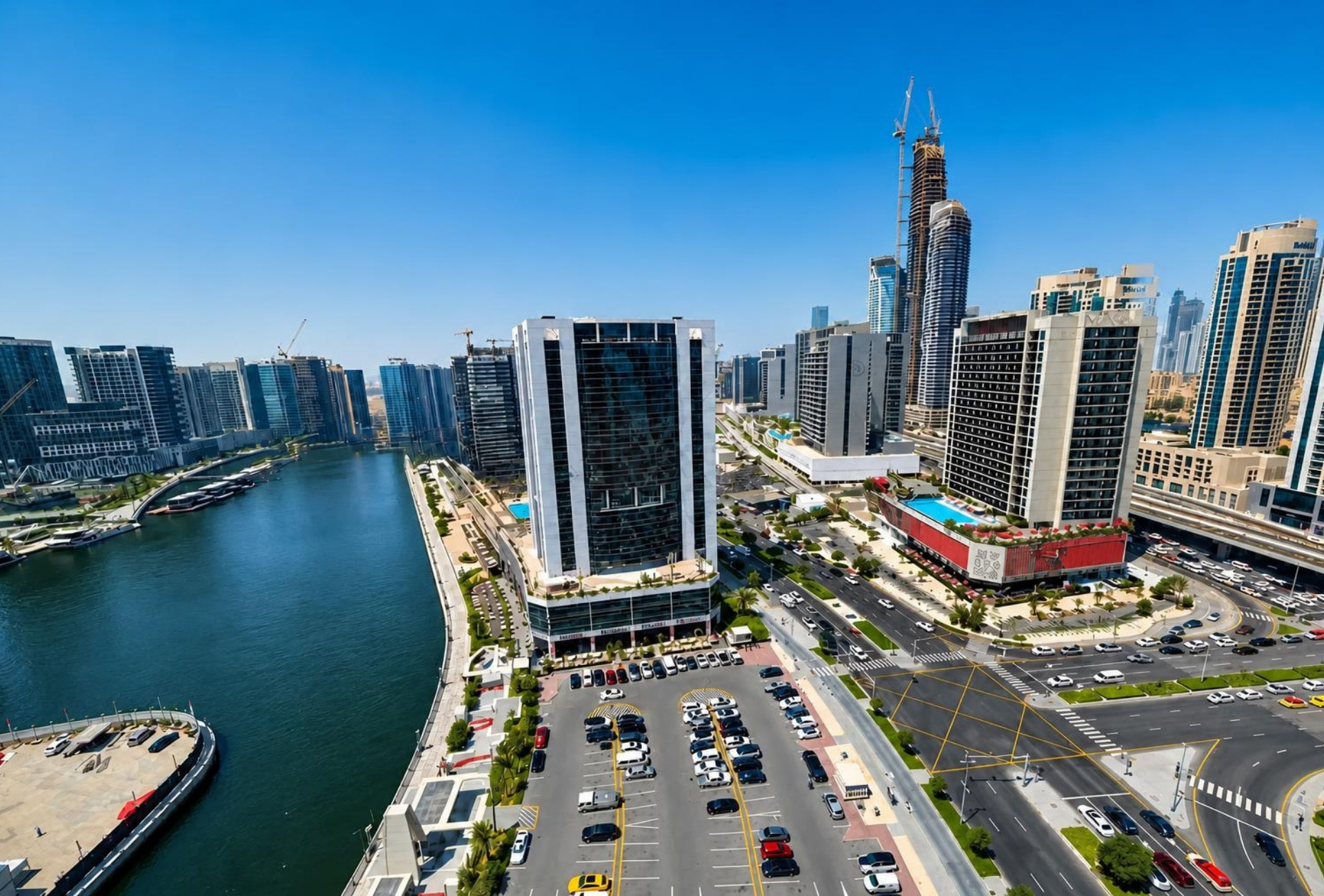 B2B Tower Business Bay exterior view