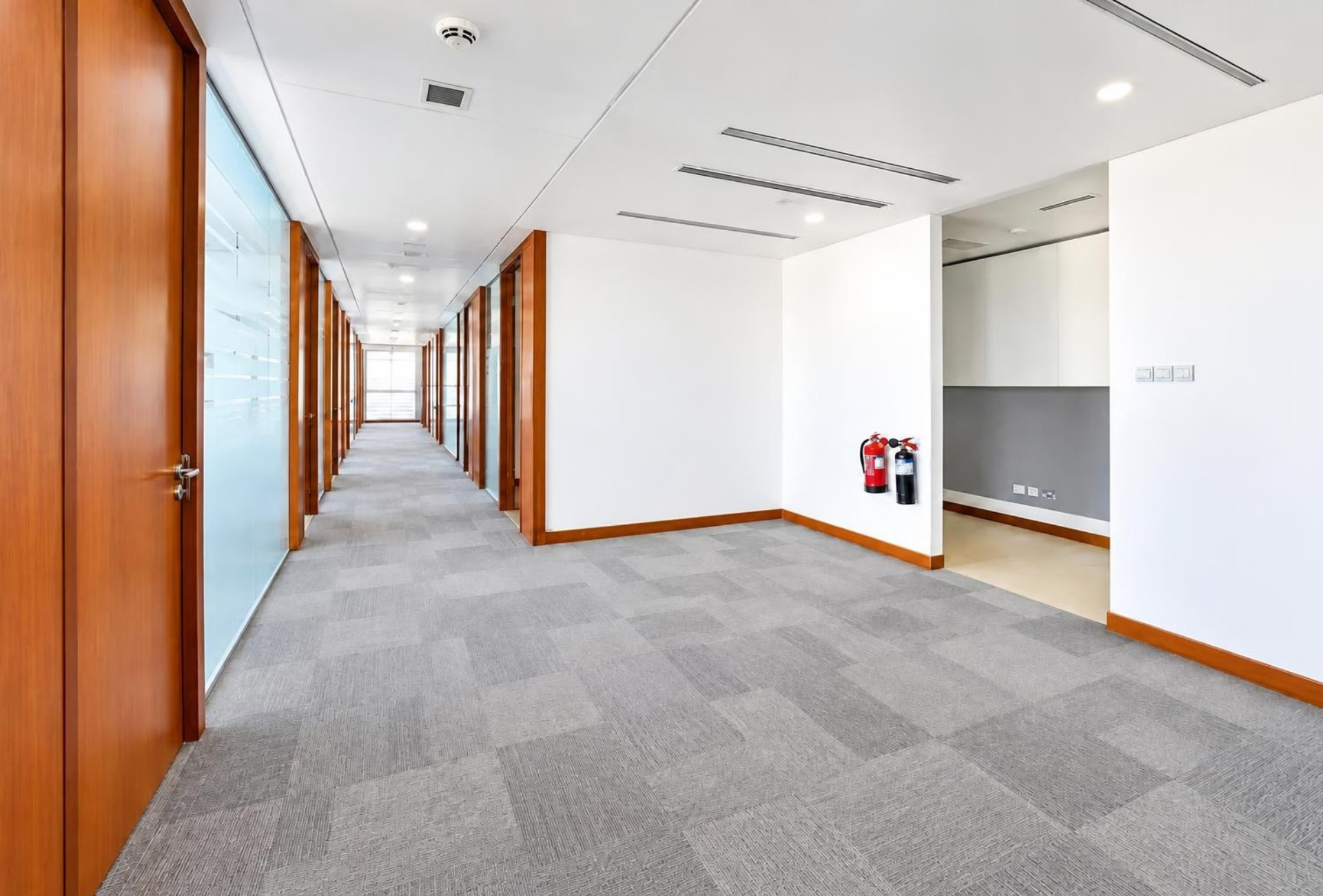 Boulevard Plaza 1 office floor corridor