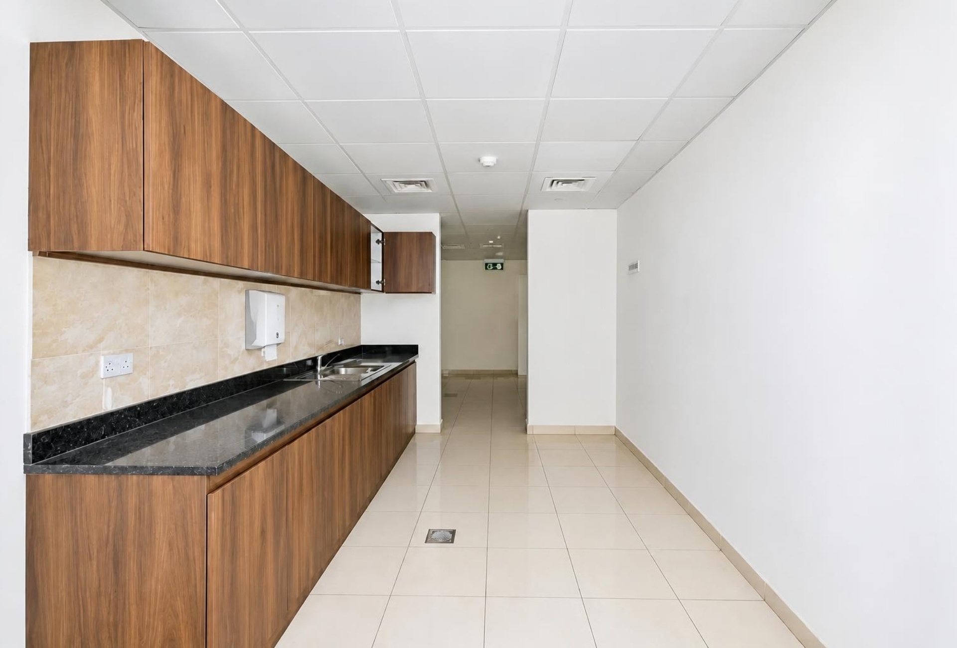 Pantry with kitchen units in Boulevard Plaza 2 office