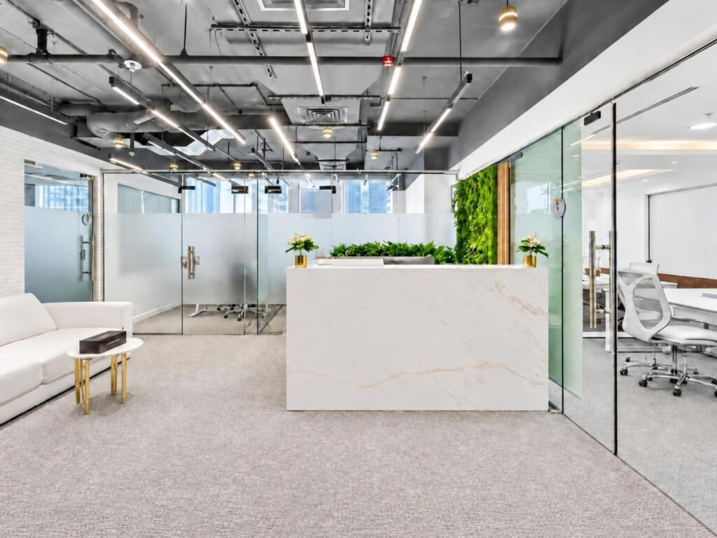 Furnished office for rent in Empire Heights 2, Business Bay, reception area