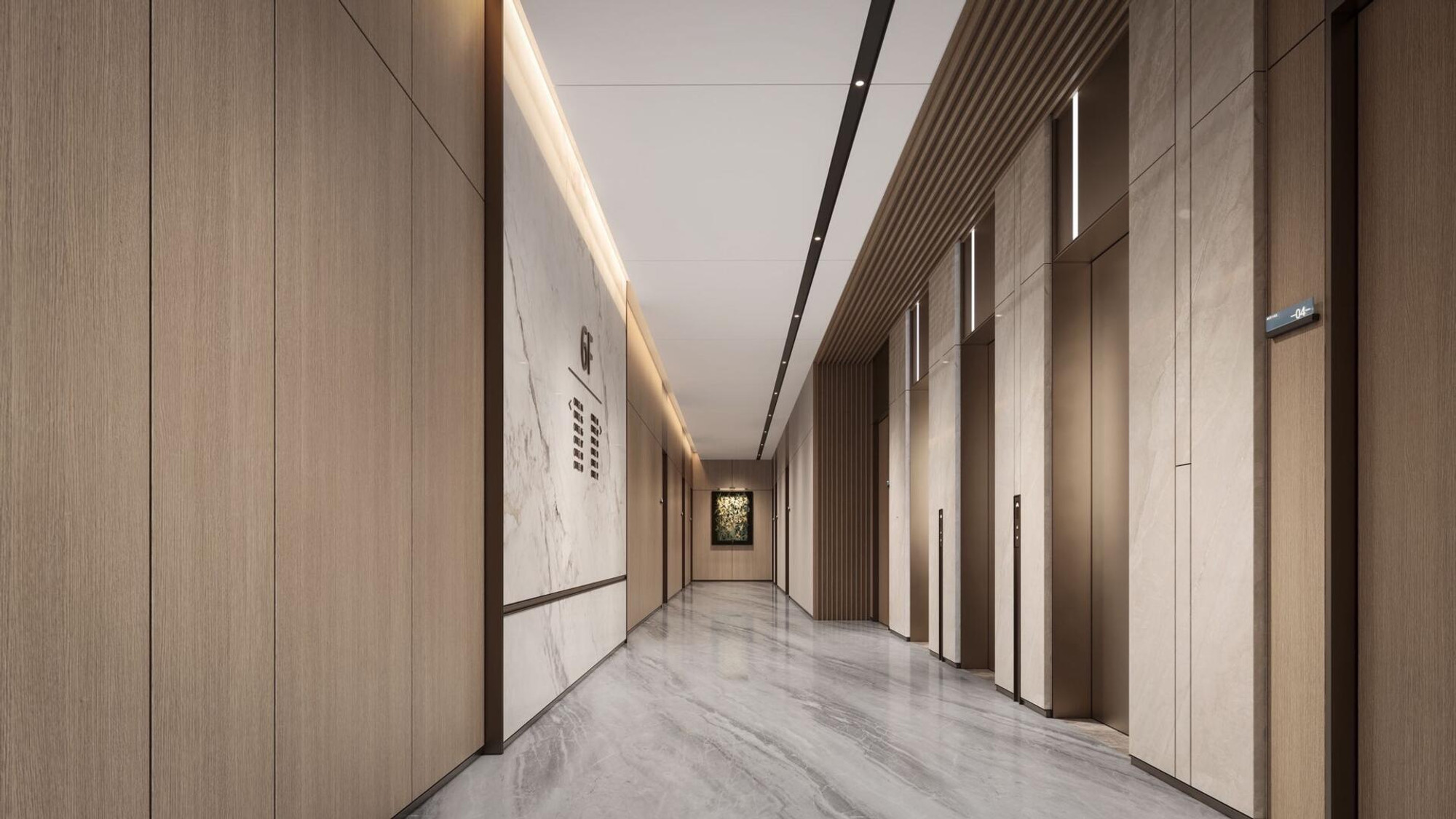 Longfor International Center interior detail, Dubai