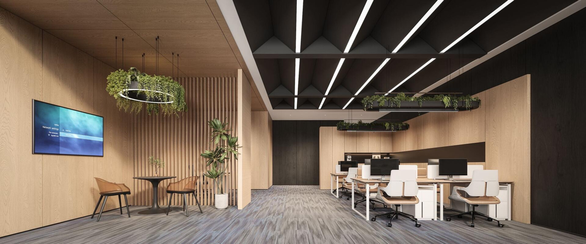 Longfor International Center office corridor, Dubai
