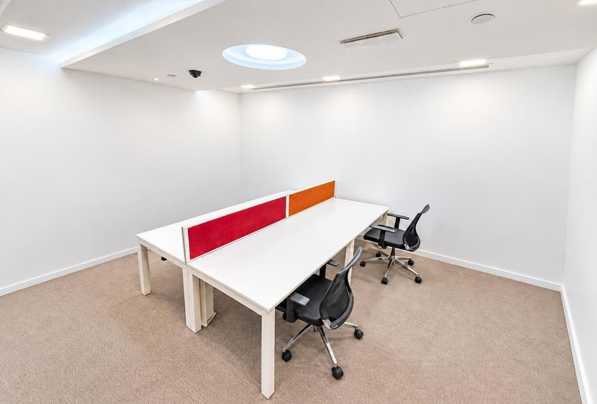 Workstations in Marina Plaza office