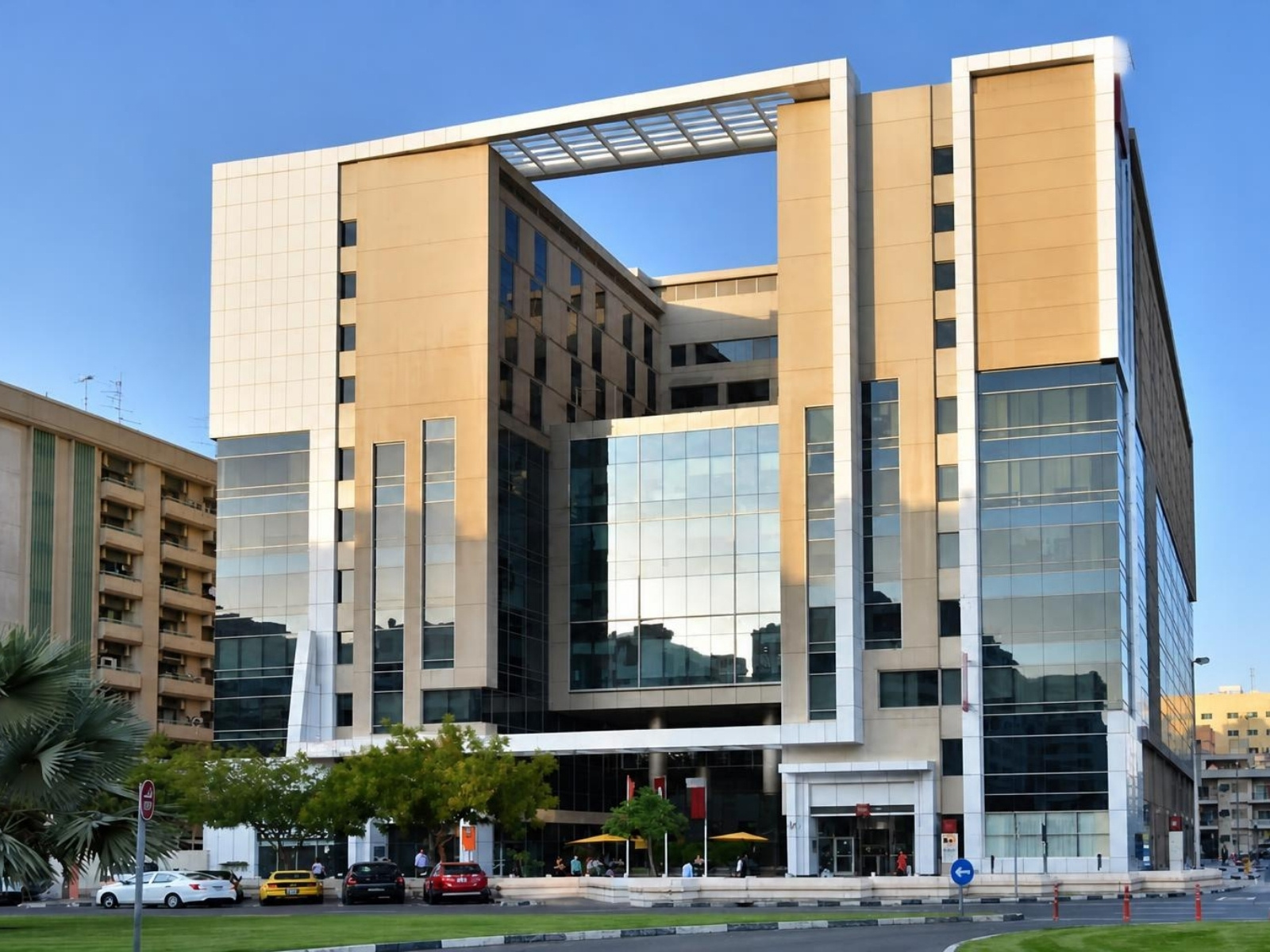 Rigga Business Center building exterior in Al Rigga, Deira