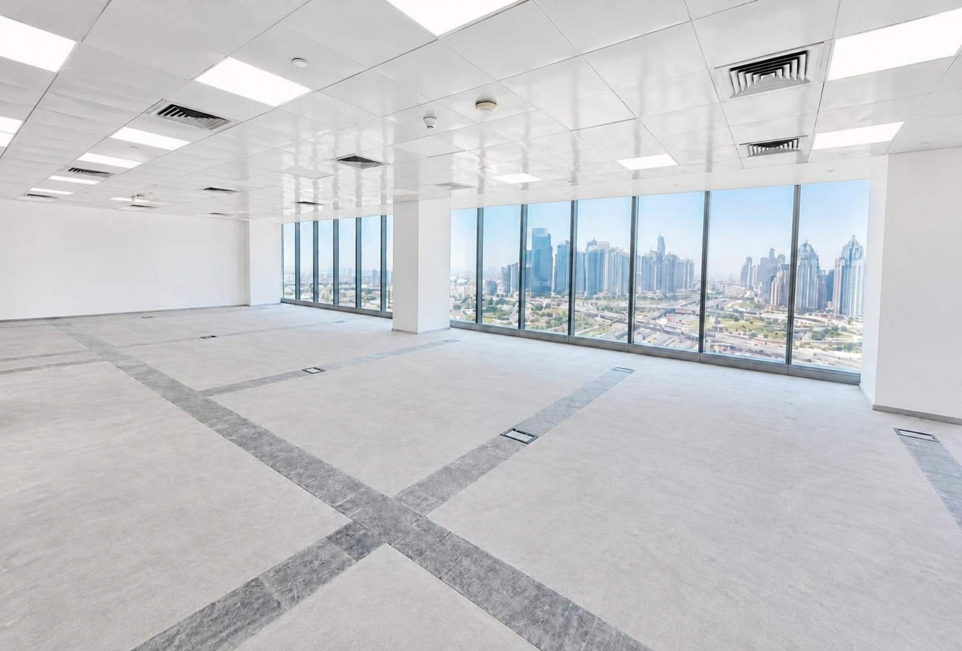 Panoramic view shell and core office in Arenco Tower, Dubai Internet City – photo 3