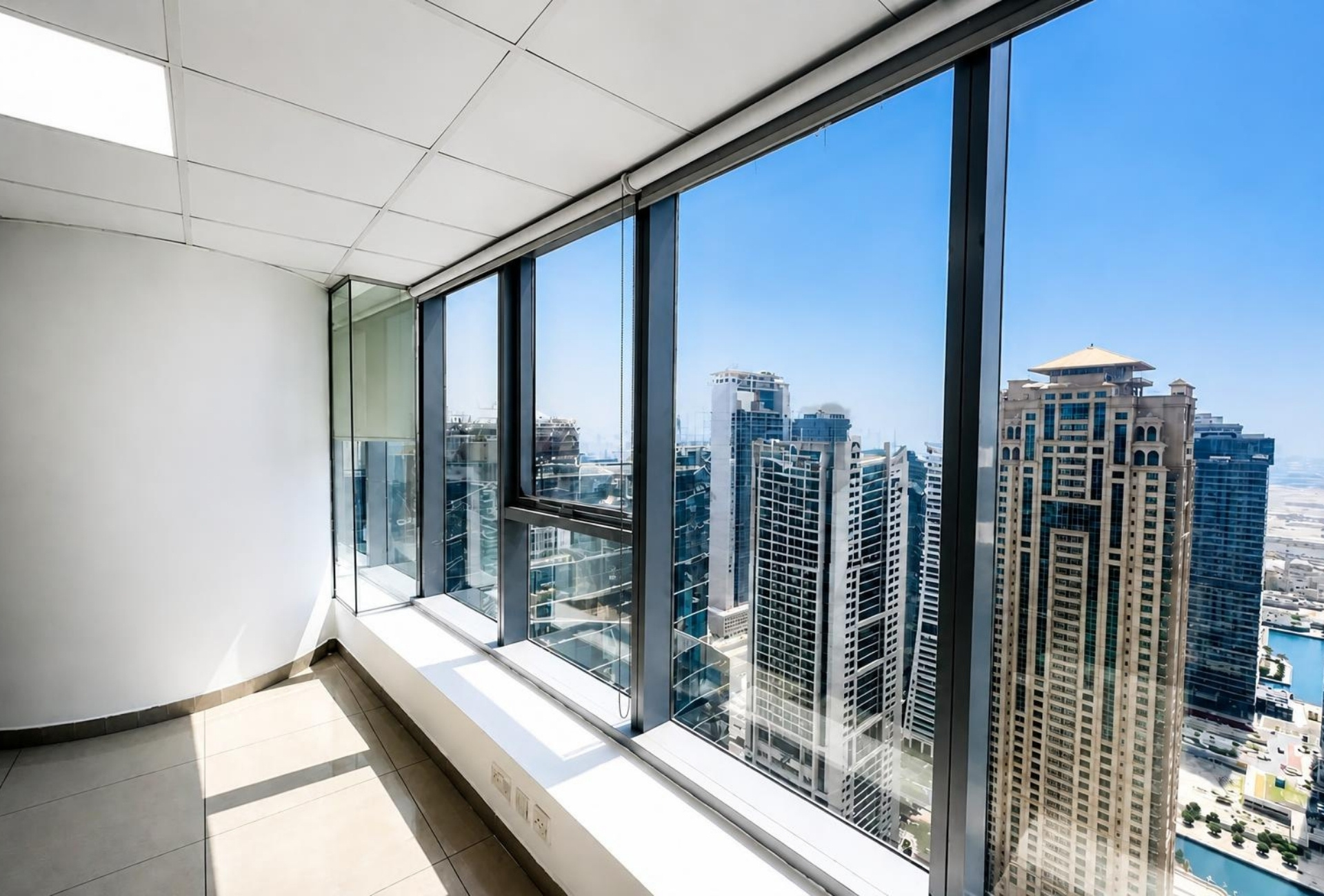 Marina skyline view from the Platinum Tower office in JLT